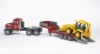 Bruder MACK Granite Truck with Low Loader and JCB 4CX (02813)