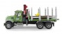 Bruder Mack Granite Timber Truck with Loading Crane and Trunks (02824)