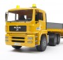 Bruder MAN TGA Low Loader Truck with JCB 4CX Backhoe Loader (02776)