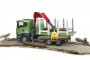 Bruder Scania R-Series Timber Truck with Loading Crane and Trunks (03524)