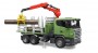 Bruder Scania R-Series Timber Truck with Loading Crane and Trunks (03524)