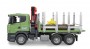 Bruder Scania R-Series Timber Truck with Loading Crane and Trunks (03524)