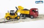 Bruder MAN TGA Construction Truck and Articulated Road Loader (02752)