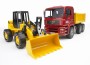 Bruder MAN TGA Construction Truck and Articulated Road Loader (02752)