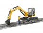 Bruder Cat Mini Excavator with Worker (02466)