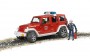 Bruder Jeep Wrangler Unlimited Rubicon Fire Department Vehicle with Fireman Play Set 02528
