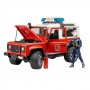 Bruder Land Rover Station Wagon Fire Department Vehicle Toy with Fireman (02596)