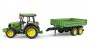 Bruder Tractor John Deere 5115m with Trailer (02108)