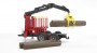 Bruder Forestry Trailer with Loading Crane and Grab (02252)