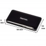 Hama Slim USB 3.0 Multi Card Reader Black