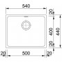 Franke KBG 110-50 ONYX (125.0250.155)