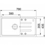 Franke BSG 611-78 ONYX (114.0367.749)