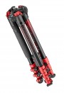 Manfrotto BeFree Color Aluminium Travel Tripod Kit Red (MKBFRA4RD-BH)