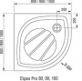 Ravak Elipso Pro 90 White (XA237701010)