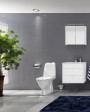 Gustavsberg Toilet Nautic 1510 - hidden P-trap, Hygienic Flush, Single Flush 4L, Without Seat (GB111510401205)