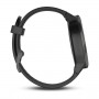 Garmin Vivoactive 3 Stainless Steel Black With Black Silicone Band (010-01769-02)