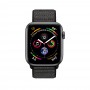 Apple Watch Series 4 44mm Space Gray Aluminum Case with Black Sport Loop MU6E2
