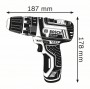 Bosch GSB 12V-15, SOLO L-boxx (06019B690E)