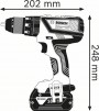 Bosch GSB 18V-28, 2x5.0Ah, 1860CV L-Boxx (06019H4001)