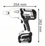 Bosch GDS 18 V-LI HT, 2x4.0Ah L-Boxx (06019B1303)