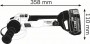 Bosch GWS 18V-10 SC, SOLO, CoMo L-Boxx (06019G340B)