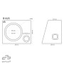 Basser B1025 Subwoofer (10''/25cm) Enclosure