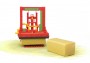 Bruder Silo Block Cutter with Block Hay Bales (02333)