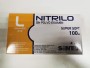 Santex Examination Gloves Nitrilo Super Soft Large 8-9 Size 100 pieces in a box