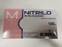Santex Examination Gloves Nitrilo Nitriflex Super Soft Medium nitrila cimdi 100 gab