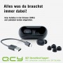 QCY T1 Black Wireless Bluetooth Earbuds