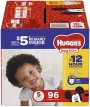 Huggies Snug & Dry Giga Jr Pack - 96 pieces, Size 5 - Disney Mickey Mouse (036000431131)