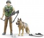 Bruder bworld forest ranger with dog and equipment (62660)