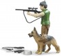 Bruder bworld forest ranger with dog and equipment (62660)