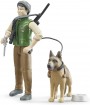 Bruder bworld forest ranger with dog and equipment (62660)