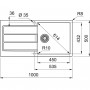 Franke Sirius 2.0 S2D 611-100 Tectonite Cafe Creme (143.0670.831)