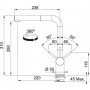 Franke Active Plus Nozzle Side Chrome (115.0373.770)