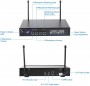 PREUP Karaoke System Wireless Microphone S9 Professional