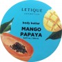 Letique Cosmetics Body Butter 200ml mango un papajas ķermeņa sviests
