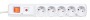 Acar F5 Surge Protector x5 AC Outlet 250V/2300W 1.5m Grey (ALP-ACARF5) (5904743285319) Strāvas Pagarinātājs ar Drošinātāju