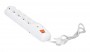 Acar F5 Surge Protector x5 AC Outlet 250V/2300W 1.5m Grey (ALP-ACARF5) (5904743285319) Strāvas Pagarinātājs ar Drošinātāju