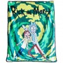 Rick and Morty plush throw 48in*60in (123cmx154cm)