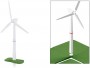Siku Truck with wind turbine (3935)