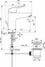 Ideal Standard Ceraflex Izlietnes Jaucējkrāns (B1712AA)