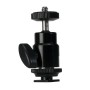 Nanlite Mini Ball Head with Hot Shoe Adapter and 1/4''-20 Mount (AS-BH-1/4)