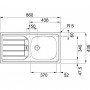Franke Euroset ESN 614 86x43.5 (101.0288.025)
