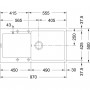 Franke Maris MRG 611-100 XL Stonegrey (114.0378.124)