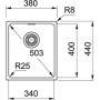 Franke KBG 110-34 3 1/2 White 44x38 (125.0477.706)