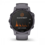 Garmin fenix 6S Pro Solar - Amethyst steel with shale gray band (010-02409-15)