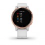 Garmin vivoactive 4S White with Rose-gold Hardware (010-02172-22)