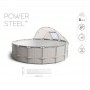 Baseins Ar Jumtiņu Bestway Power Steel 396X107 (HR5614V)
